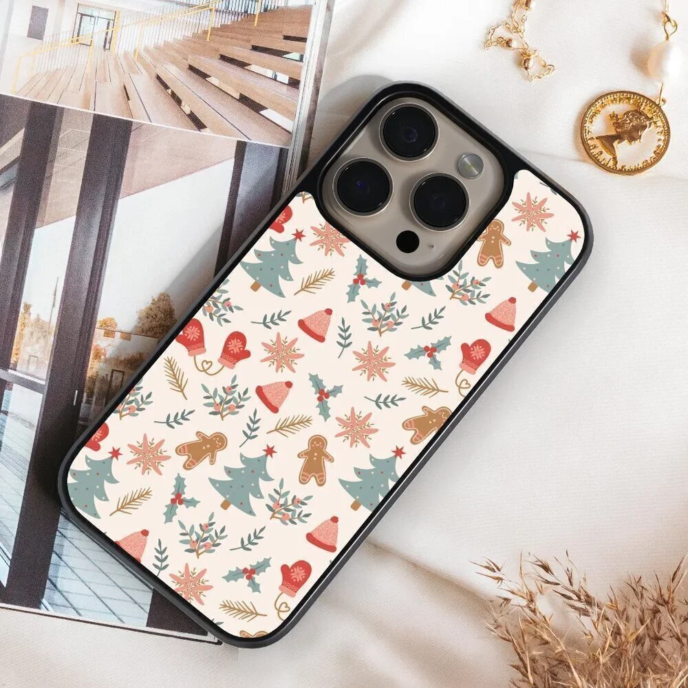 Christmas Phone Cover – iPhone 17, 16 Pro, Galaxy S25, S24, S24 Ultra, Pixel 9